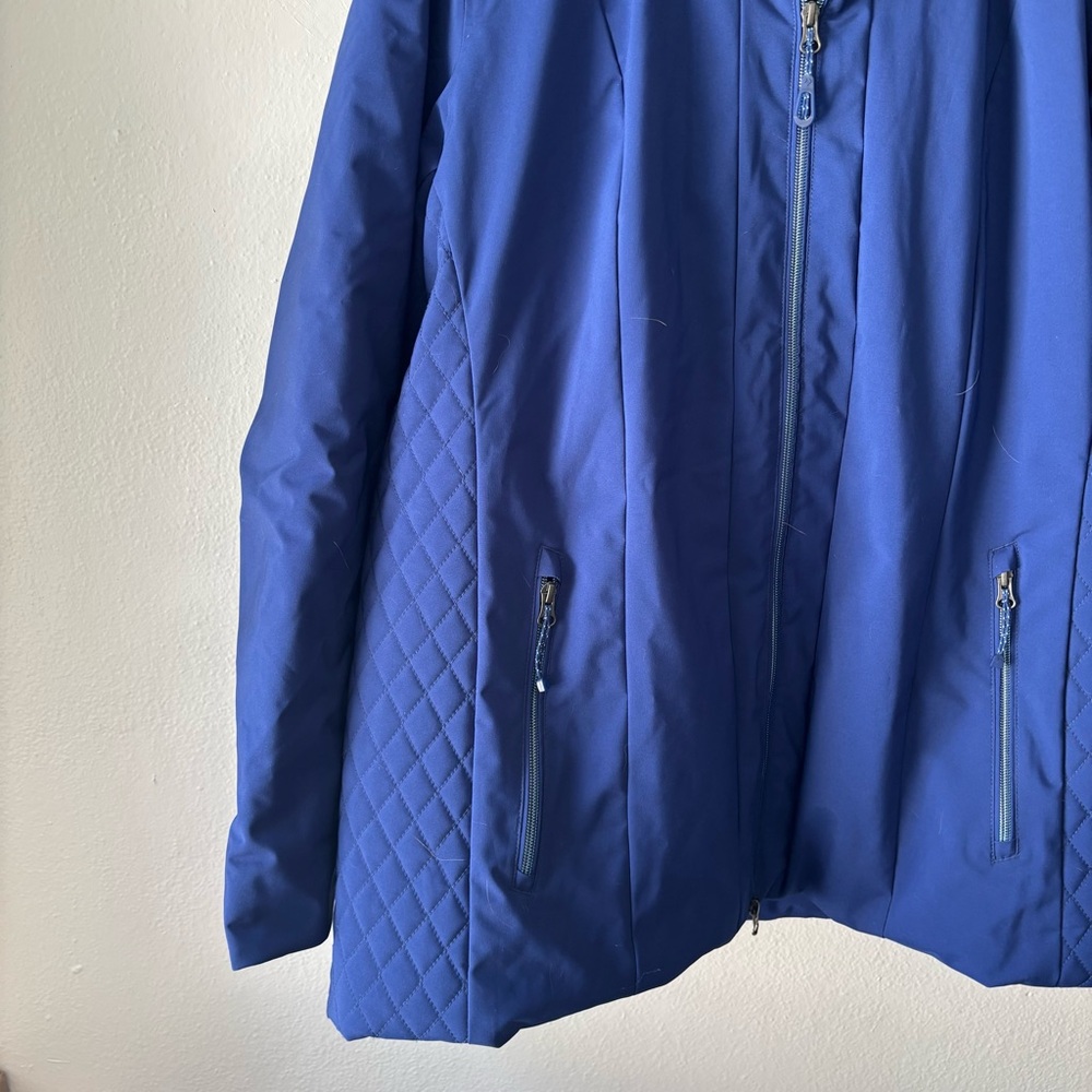 Obermeyer Blue Performance Jacket With Quilted De… - image 4